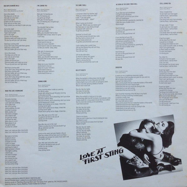 Love At First Sting = 禁断の刺青