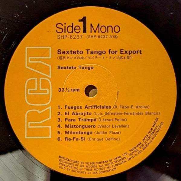 Sexteto Tango For Export