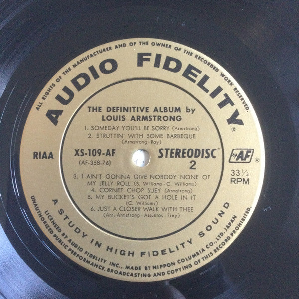 The Definitive Album By Louis Armstrong