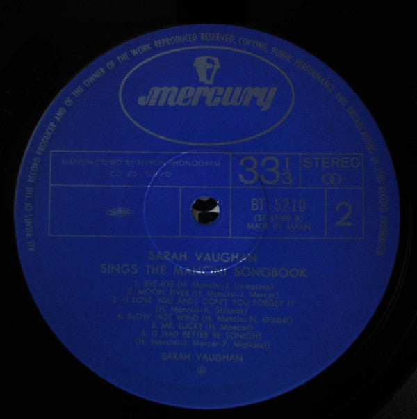 Sings The Mancini Songbook