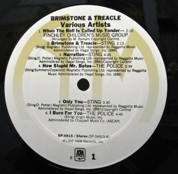 Brimstone & Treacle (Original Soundtrack Album)