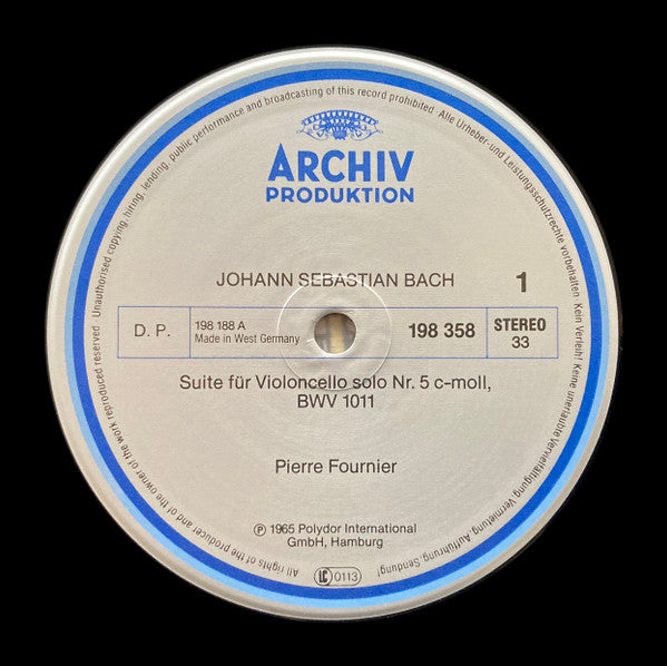 Sechs Suiten Für Violoncello Solo (BWV 1007-1012)