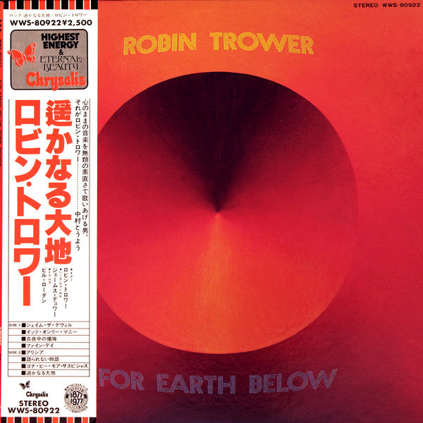 Release: For Earth Below-Vinyl-Japan-1977-WWS-80922-14427911
