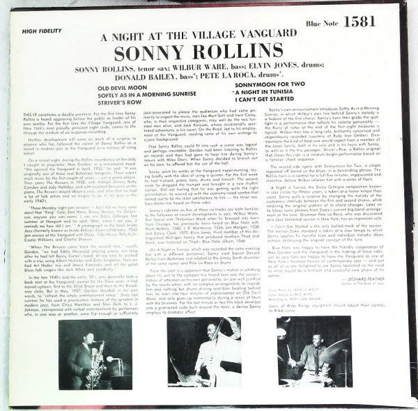 A Night At The "Village Vanguard"