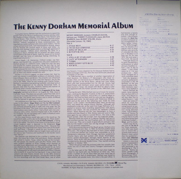 The Kenny Dorham Memorial Album