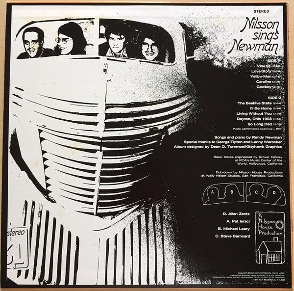 Release: Nilsson Sings Newman-Vinyl-Japan-1980-PG-133-11373244