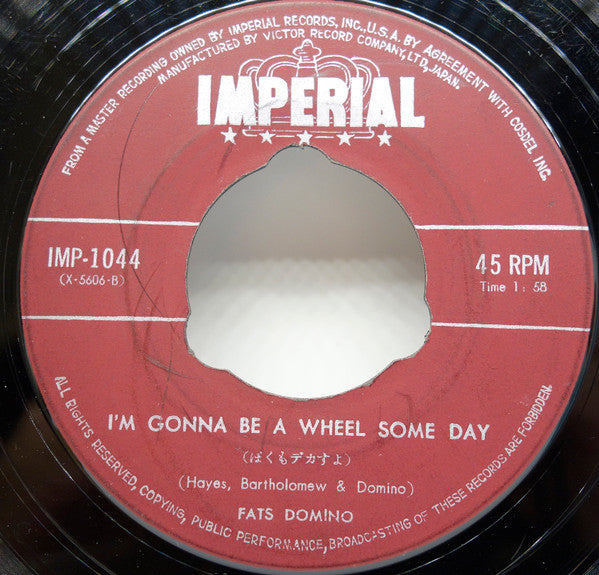 Release: I Want To Walk You Home / I'm Gonna Be A Wheel Some Day-Vinyl-Japan-1959-IMP-1044-25661020