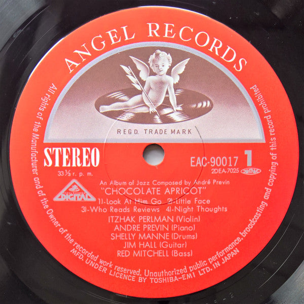 Chocolate Apricot - An Album Of Jazz Composed By André Previn