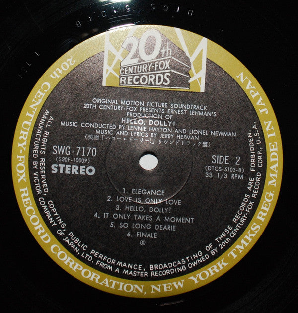 Hello Dolly! (Original Motion Picture Soundtrack Album)