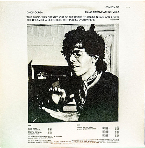 Piano Improvisations Vol. 1