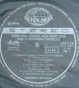 Release: Sono Una Donna, Non Sono Una Santa-Vinyl-Japan-1975-LAX-115-13667650