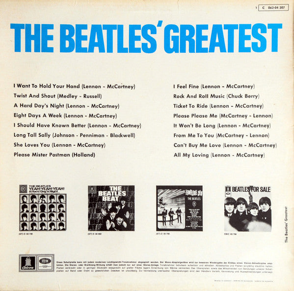 Master Release: The Beatles' Greatest by The Beatles