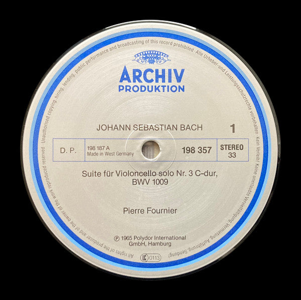 Sechs Suiten Für Violoncello Solo (BWV 1007-1012)