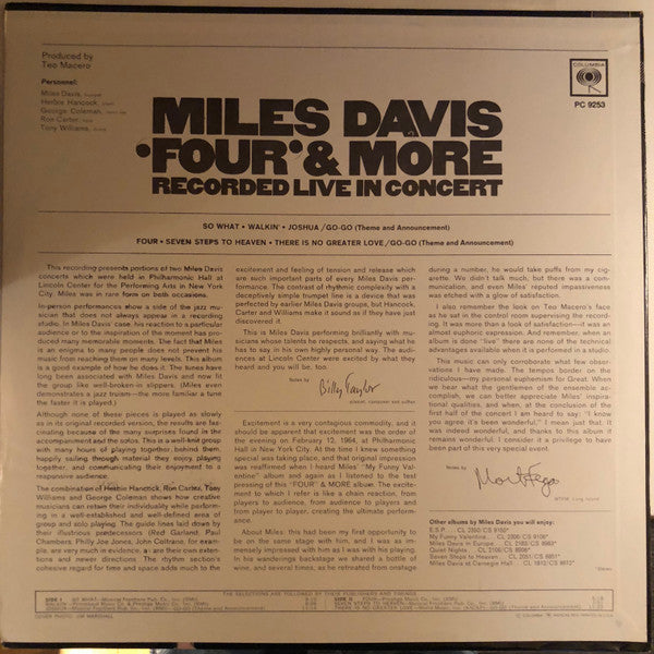 Release: 'Four' & More (Recorded Live In Concert)-Vinyl-US-None-PC 9253-11268259