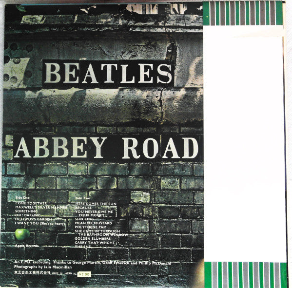 Release: Abbey Road-Vinyl-Japan-None-AP-8815-14020225