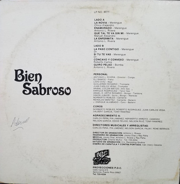 Master Release: Bien Sabroso by Los Sabrosos Del Merengue