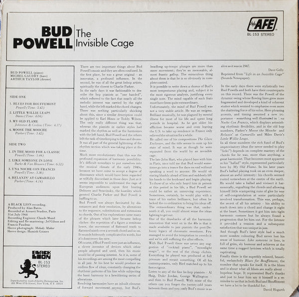 Release: Blues For Bouffémont -Vinyl-US-None-BL-153-26795486