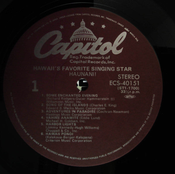 Hawaii's Favorite Singing Star: Haunani!