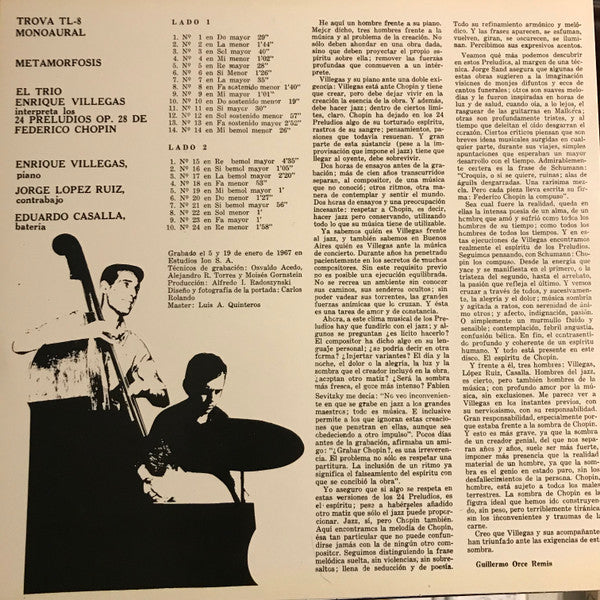 Master Release: Metamorfosis by Trio de Enrique Villegas