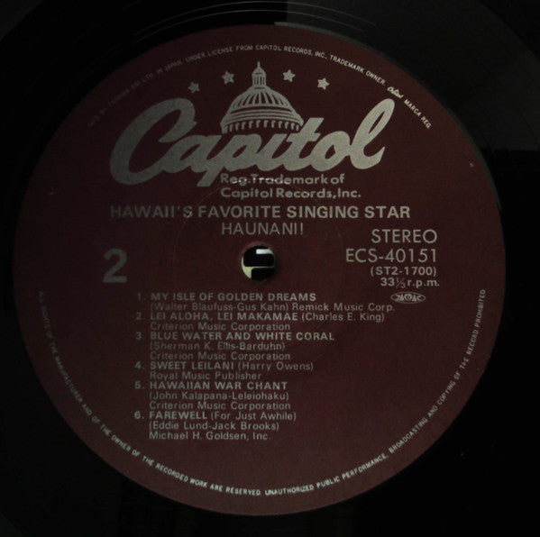 Hawaii's Favorite Singing Star: Haunani!