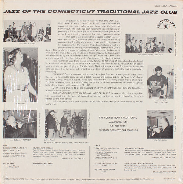Jazz Of The Connecticut Traditional Jazz Club 7