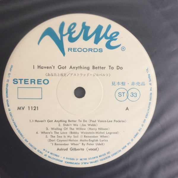 I Haven't Got Anything Better To Do