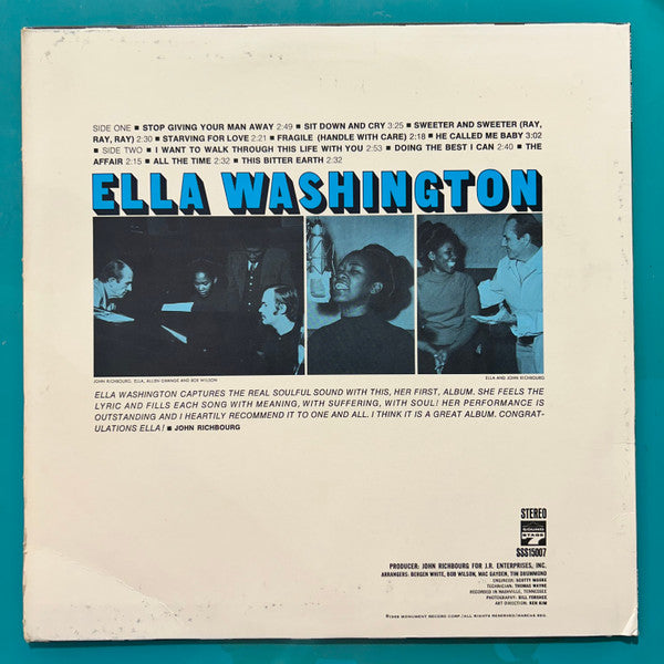 Release: Ella Washington-Vinyl-US-1969-SSS-15007-30741010