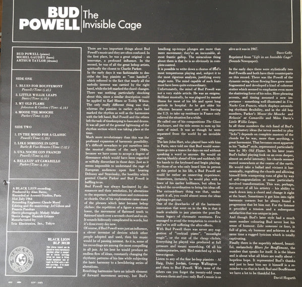 Release: Blues For Bouffémont -Vinyl-Japan-1972-PA-7043-14256809