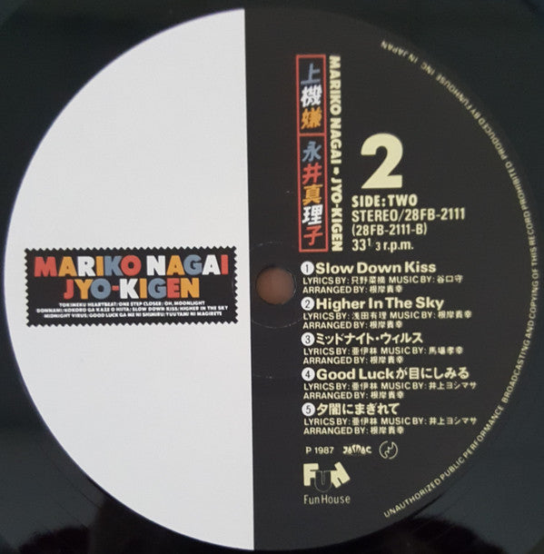 Jyo-Kigen = 上機嫌