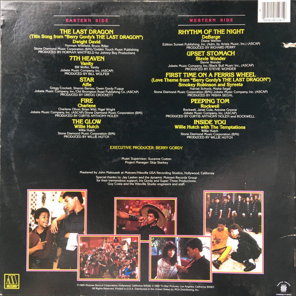 Release: Berry Gordy's The Last Dragon - Original Motion Picture Soundtrack-Vinyl-US-1985-6128ML-18981970