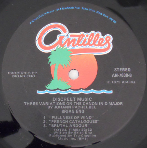 Release: Discreet Music-Vinyl-US-None-AN-7030-12789228