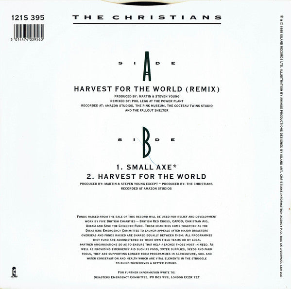 Master Release: Harvest For The World by The Christians