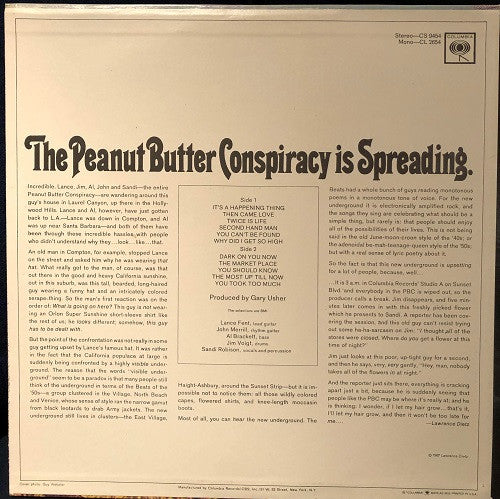 Master Release: The Peanut Butter Conspiracy Is Spreading by The Peanut Butter Conspiracy