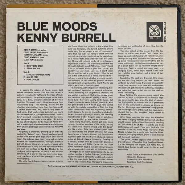 Release: Kenny Burrell-Vinyl-US-1969-PR 7308, PRST 7308-16038956