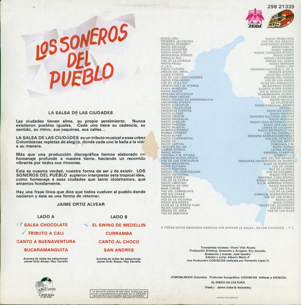 Release: Unknown Release-Vinyl-Colombia-1989-298 21339, 29821339-16054551