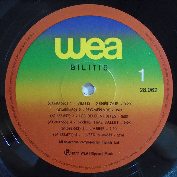 Bilitis (Bande Originale Du Film)