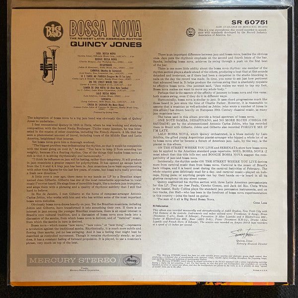 Master Release: Big Band Bossa Nova by Quincy Jones And His Orchestra