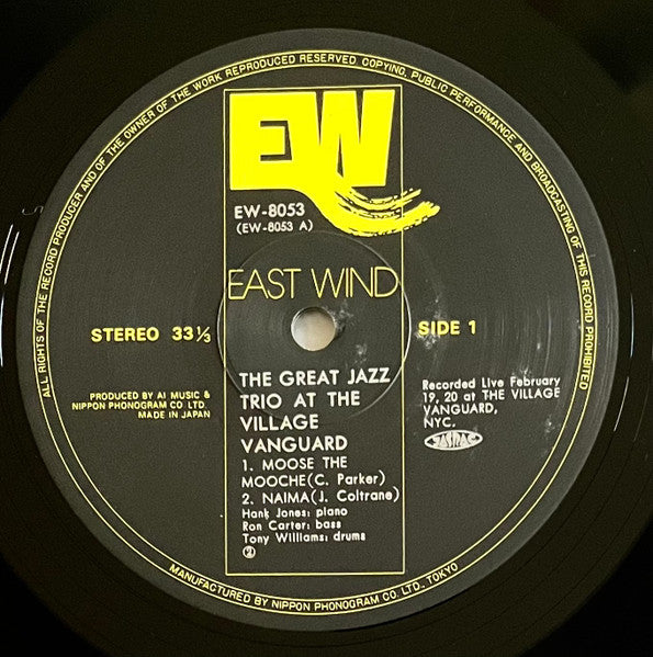 At The Village Vanguard