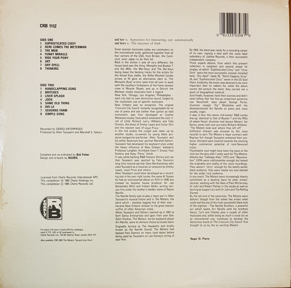 Release: Here Come The Metermen-Vinyl-Europe-1986-CRB 1112-15673081