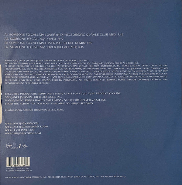 Master Release: Someone To Call My Lover by Janet Jackson