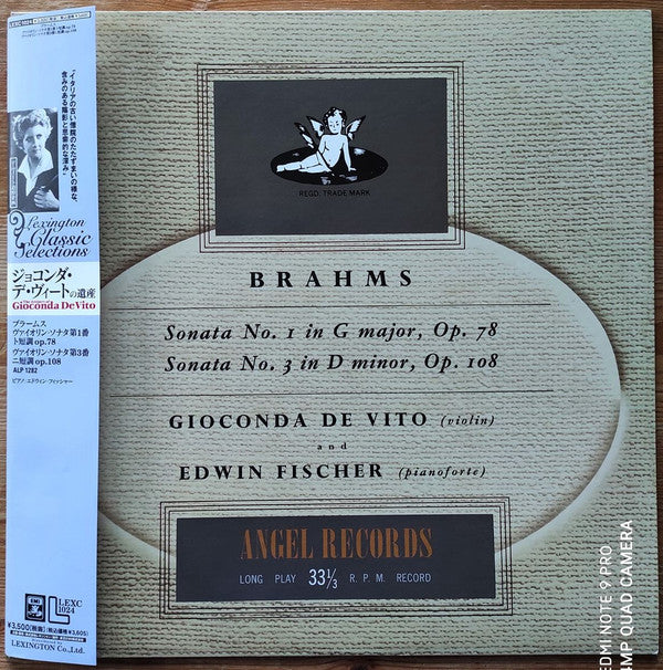Release: Sonata No. 1 In G Major, Op. 78 / Sonata No. 3 In D Minor, Op. 108-Vinyl-Japan-1995-LEXC 1024, ALP 1282-15736444