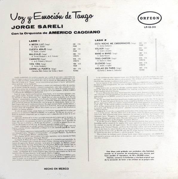 Voz Y Emocion De Tango