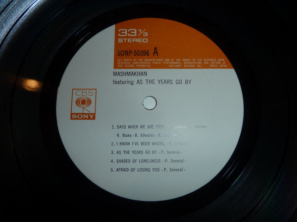 Mashmakhan Feat. "As The Years Go By"