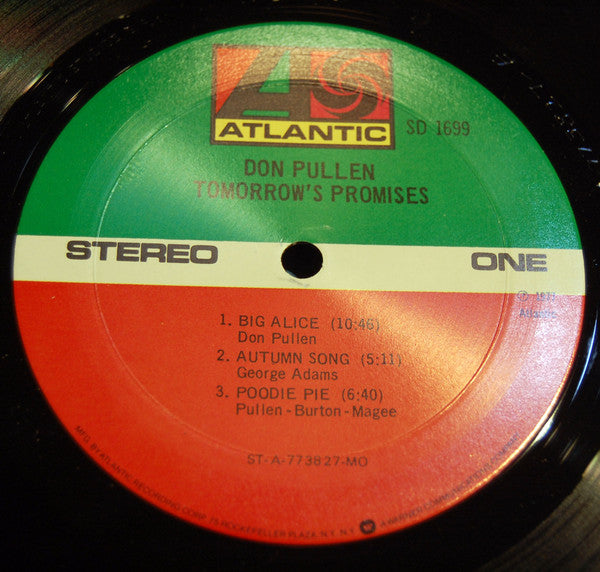 Release: Tomorrow's Promises-Vinyl-US-1977-SD 1699-11118261