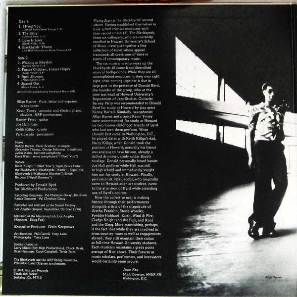 Master Release: Flying Start by The Blackbyrds