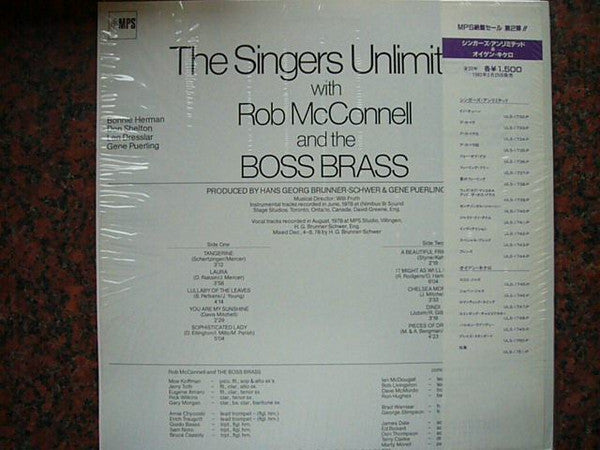 The Singers Unlimited With Rob McConnell And The Boss Brass