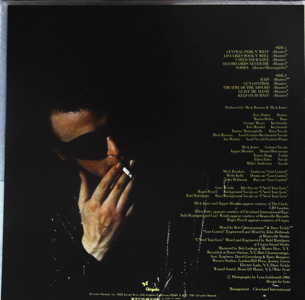 Master Release: Short Back N' Sides by Ian Hunter