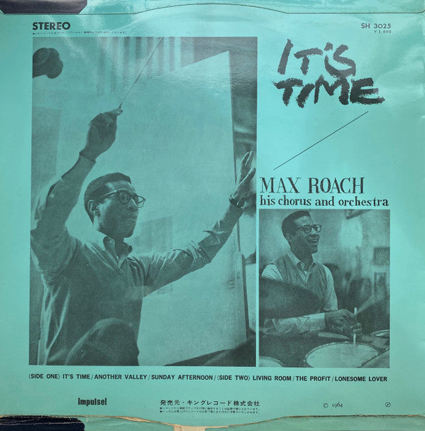 Master Release: It's Time by Max Roach His Chorus And Orchestra