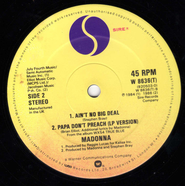 Papa Don't Preach
