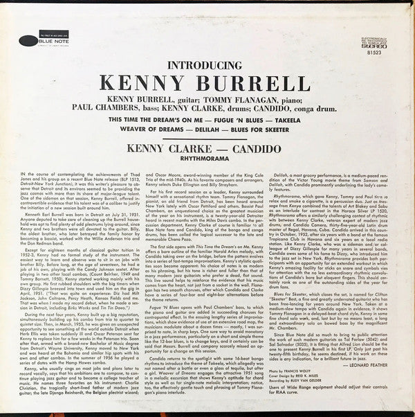 Release: Introducing Kenny Burrell-Vinyl-US-1972-81523, BST 81523-11203931
